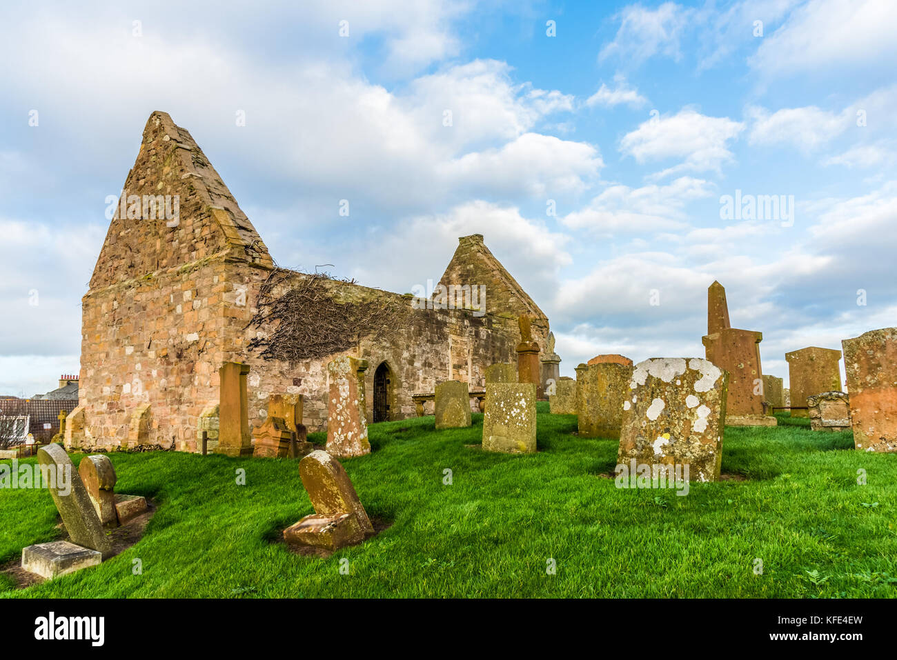 The Old Ruins of Prestwick Old Parish Church & Graveyard. Dedicated to