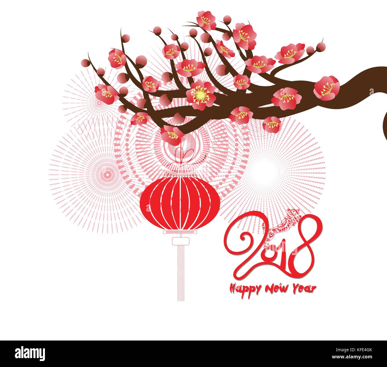 chinese new year 2018 card