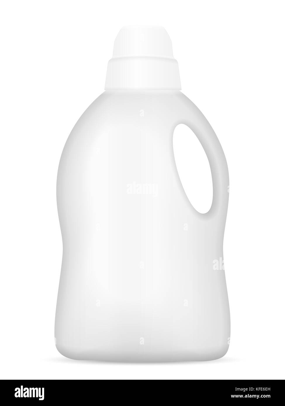 Detergent bottle on a white background. Vector illustration Stock Photo ...