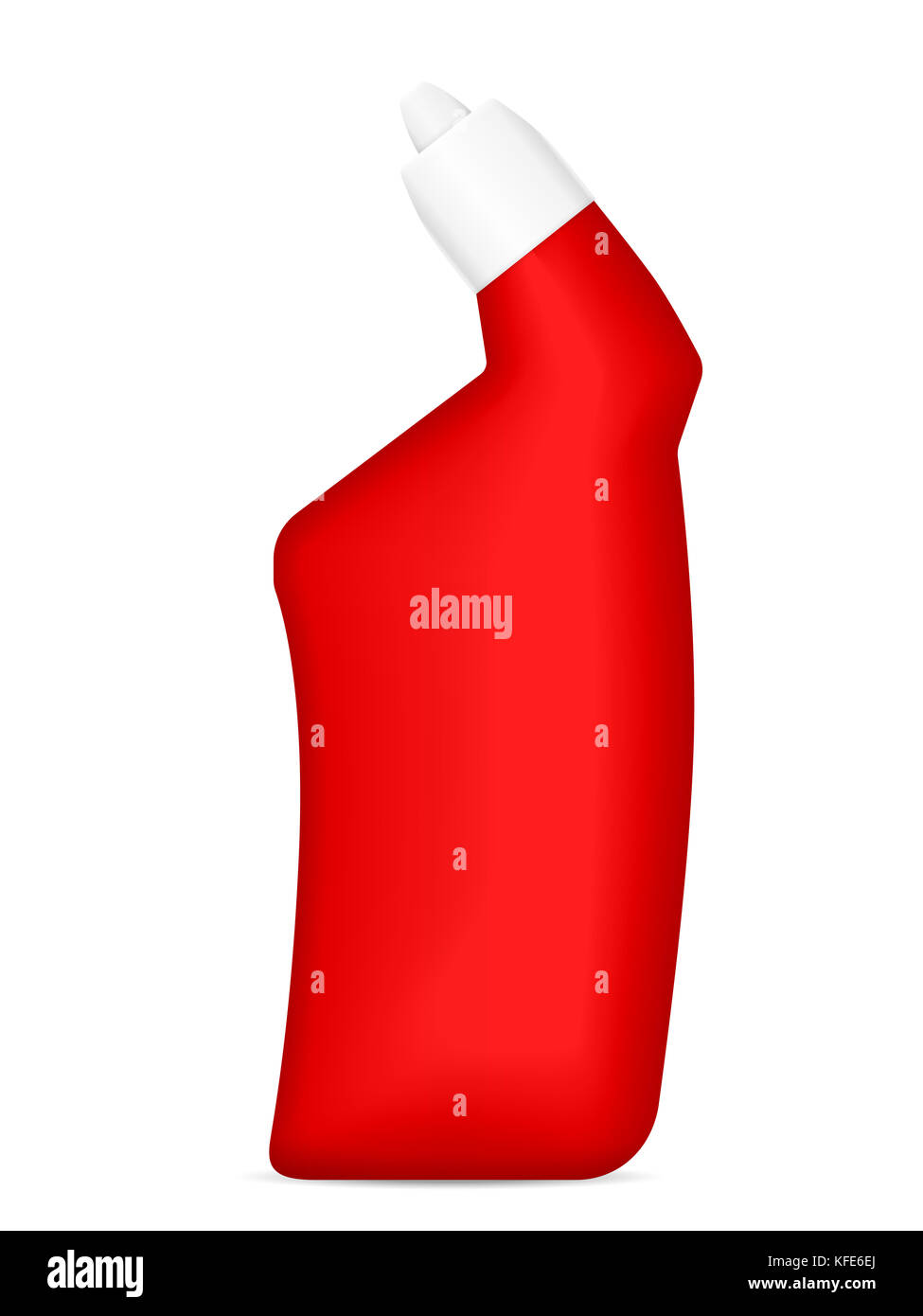 Detergent bottle on a white background. Vector illustration Stock Photo ...