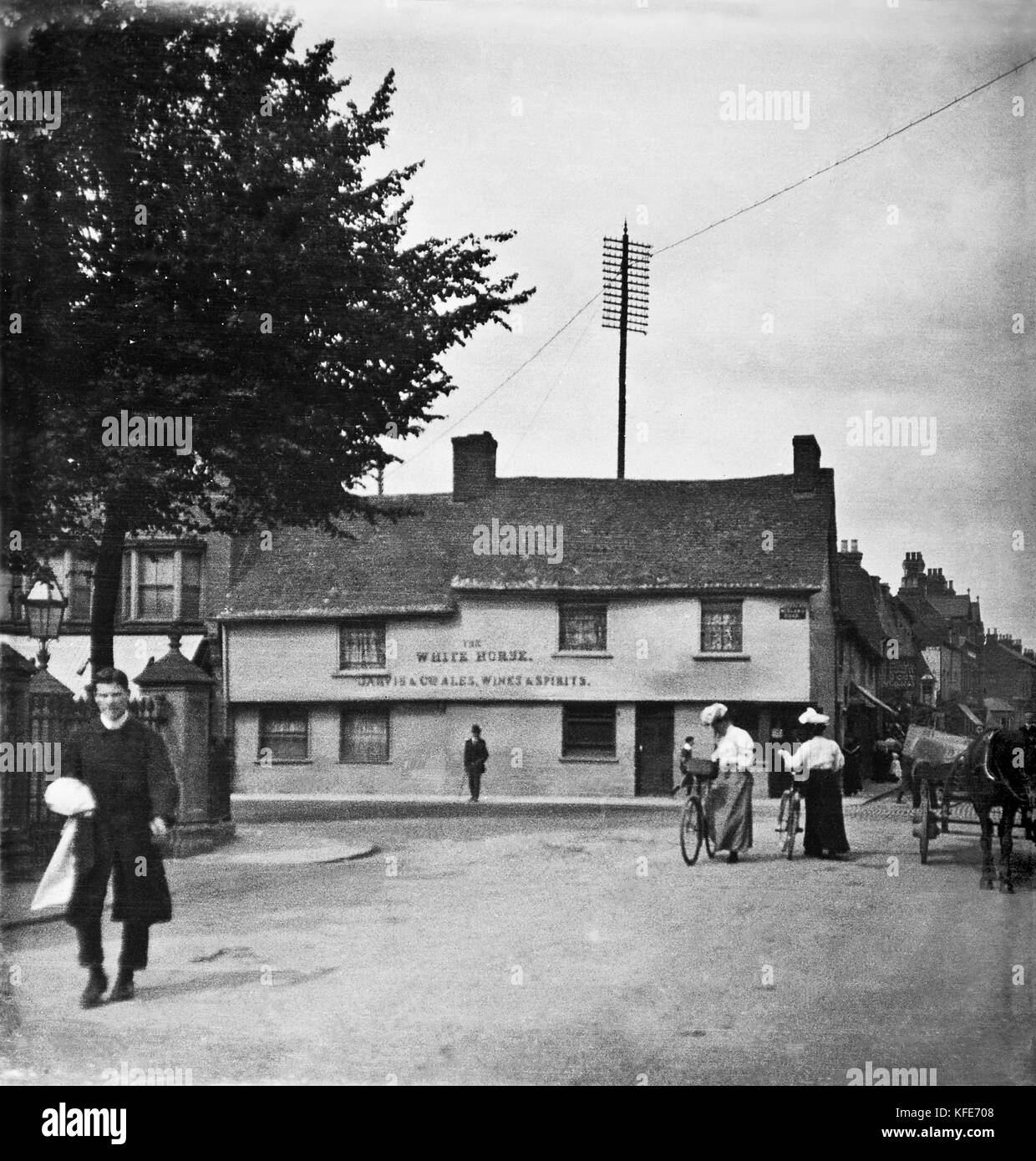 Old bedford village Black and White Stock Photos & Images Alamy