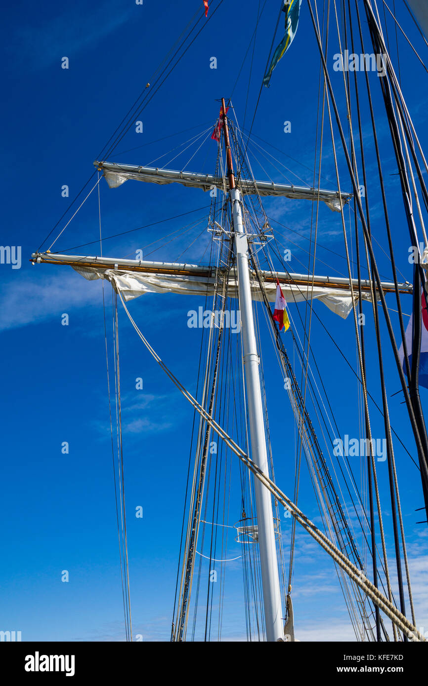 Tall Ship and top sail schooner "Wylde Swan" visiting Halifax, Nova