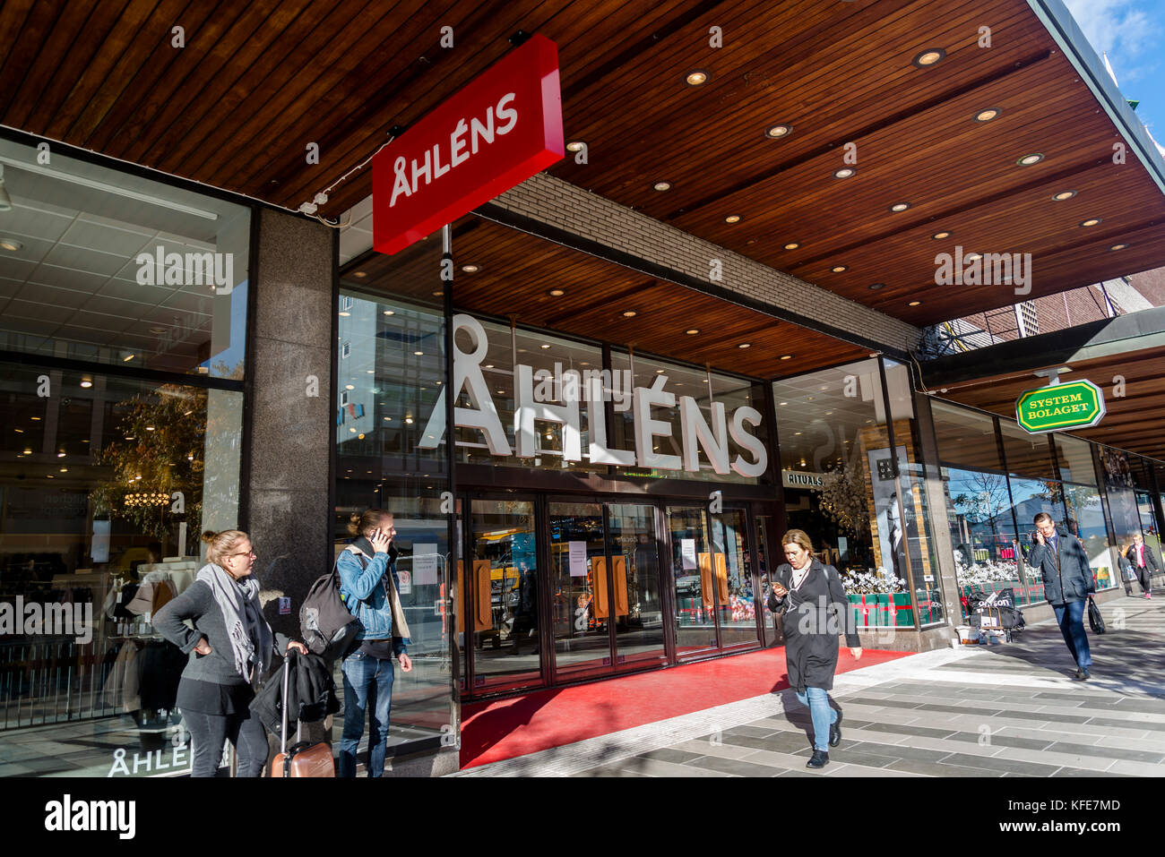 Ahlens City, a department store, Stockholm, Sweden Stock Photo ...