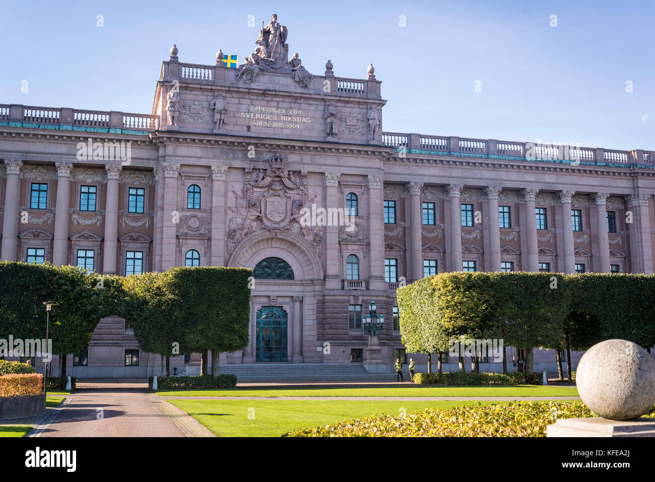 Parliament House or Riksdagshuset in Gamla Stan, Stockholm, Sweden ...