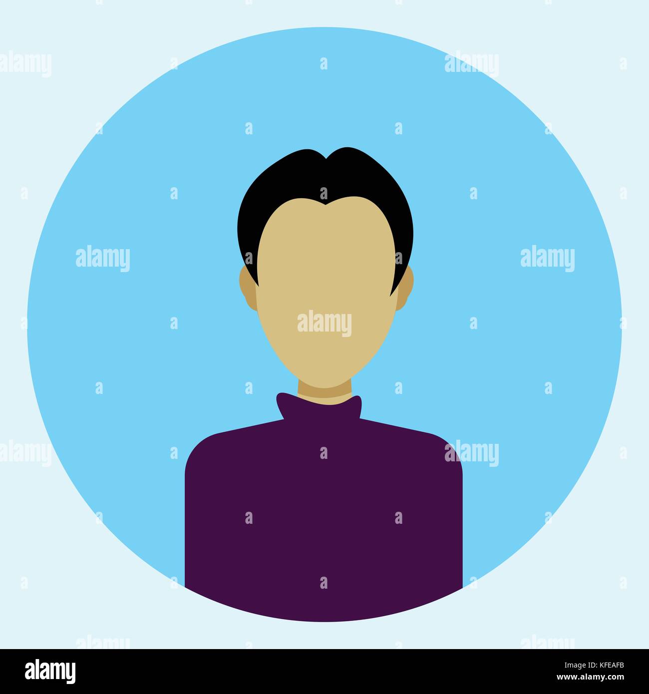 Male avatar profile picture Royalty Free Vector Image