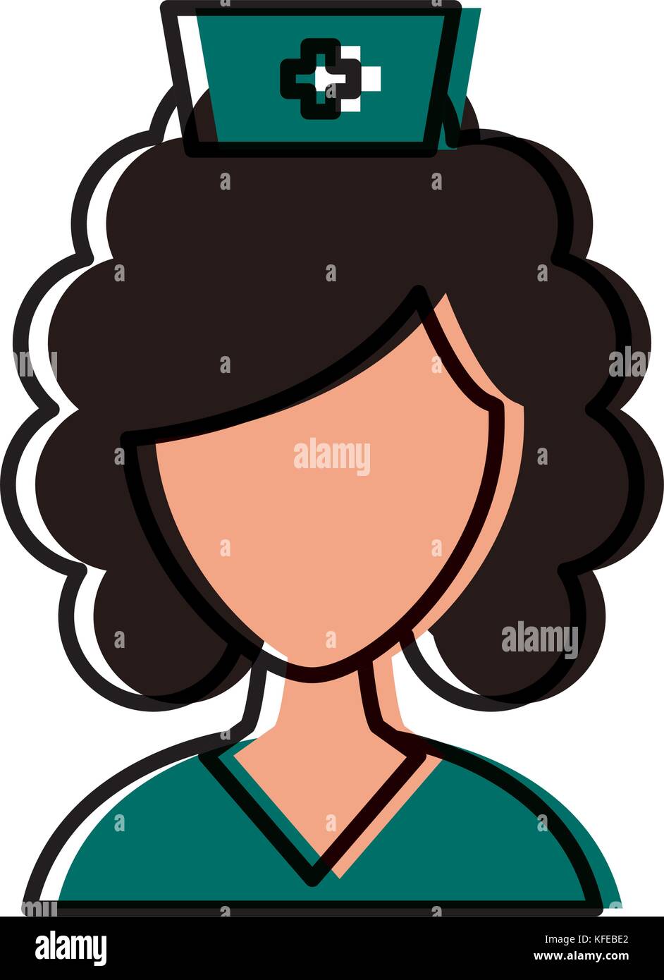 Nurse avatar profile Stock Vector Image & Art - Alamy