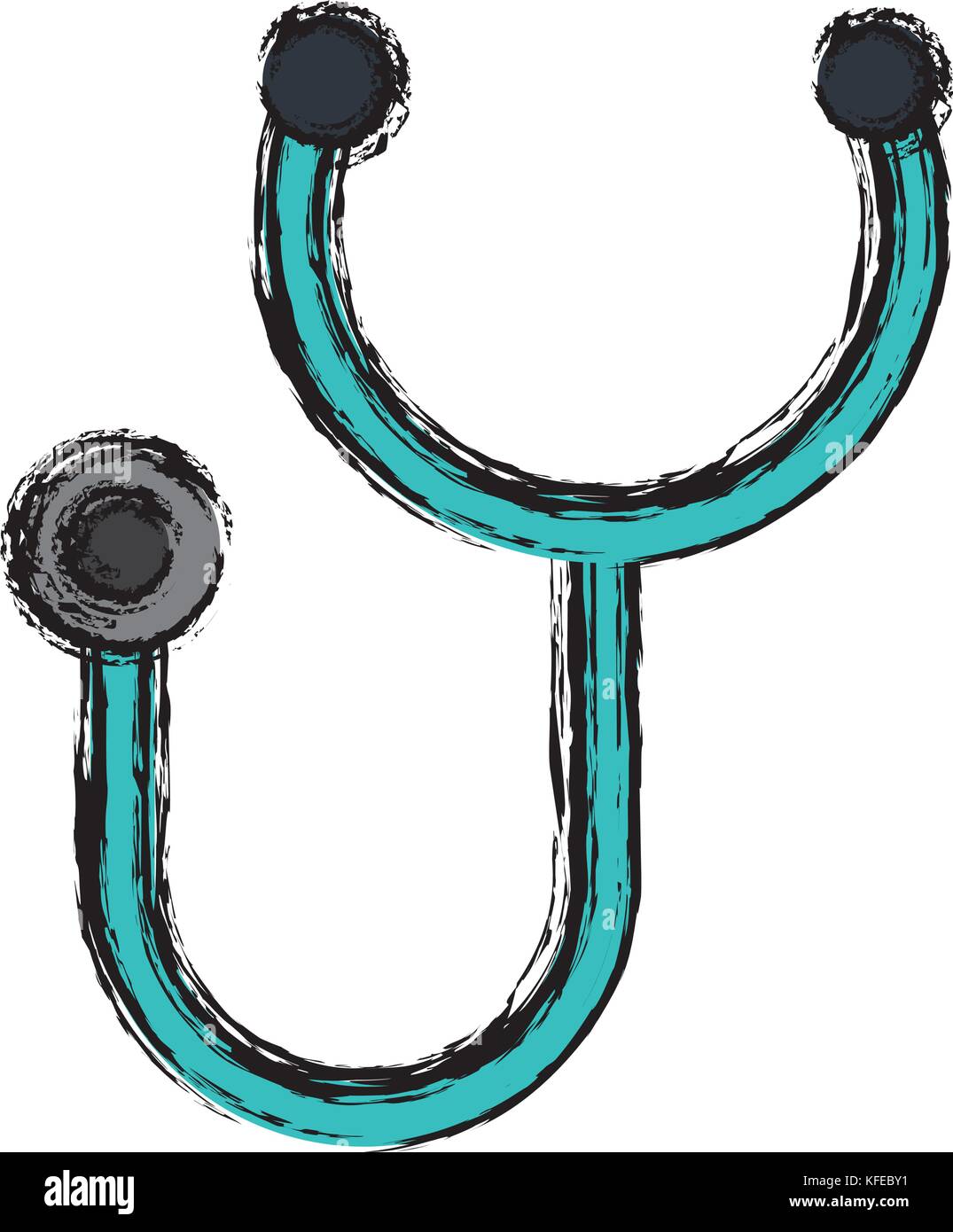 Stethoscope medical tool Stock Vector Image & Art - Alamy