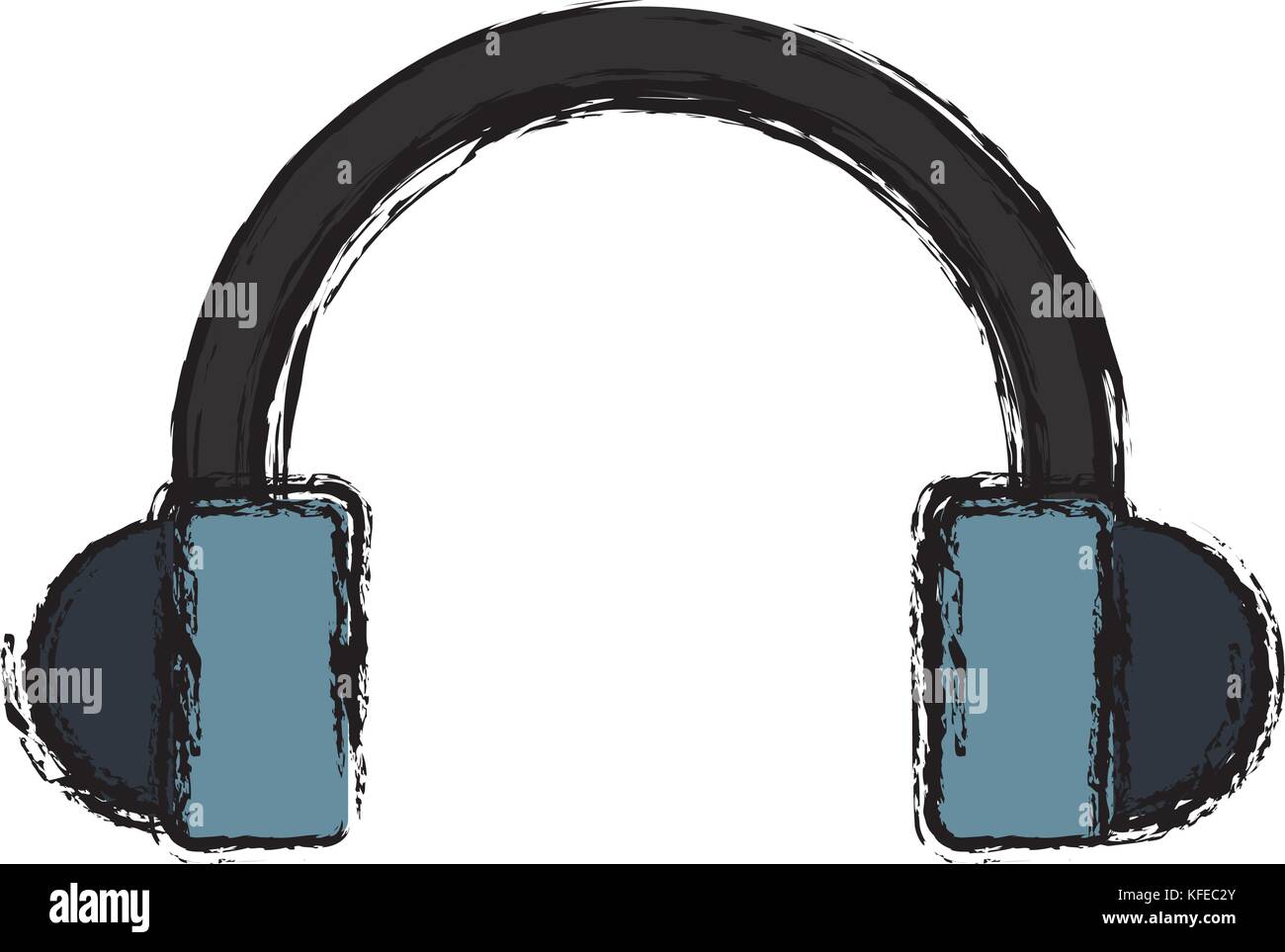 Headphone music device Stock Vector Image & Art - Alamy