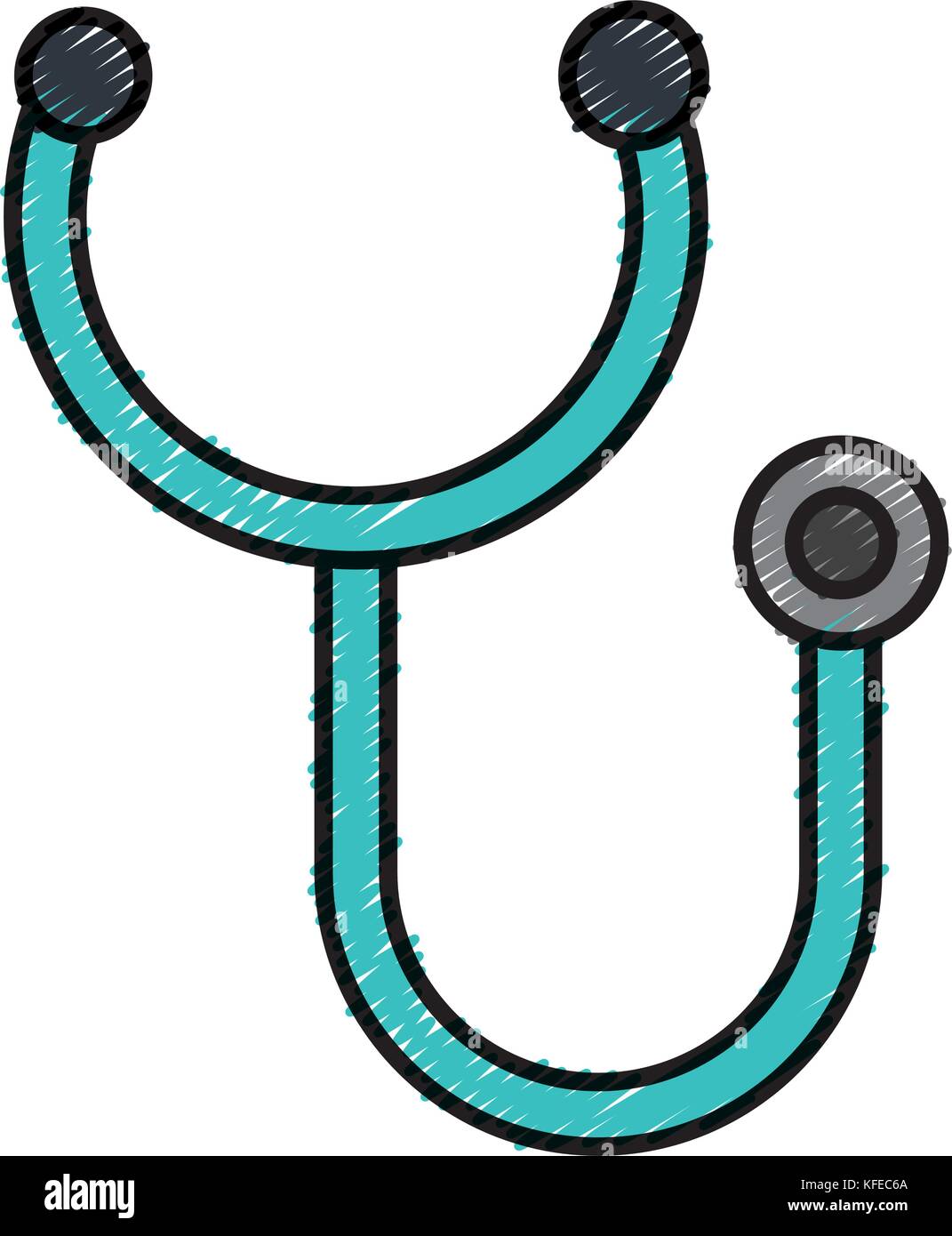 Stethoscope medical tool Stock Vector Image & Art - Alamy