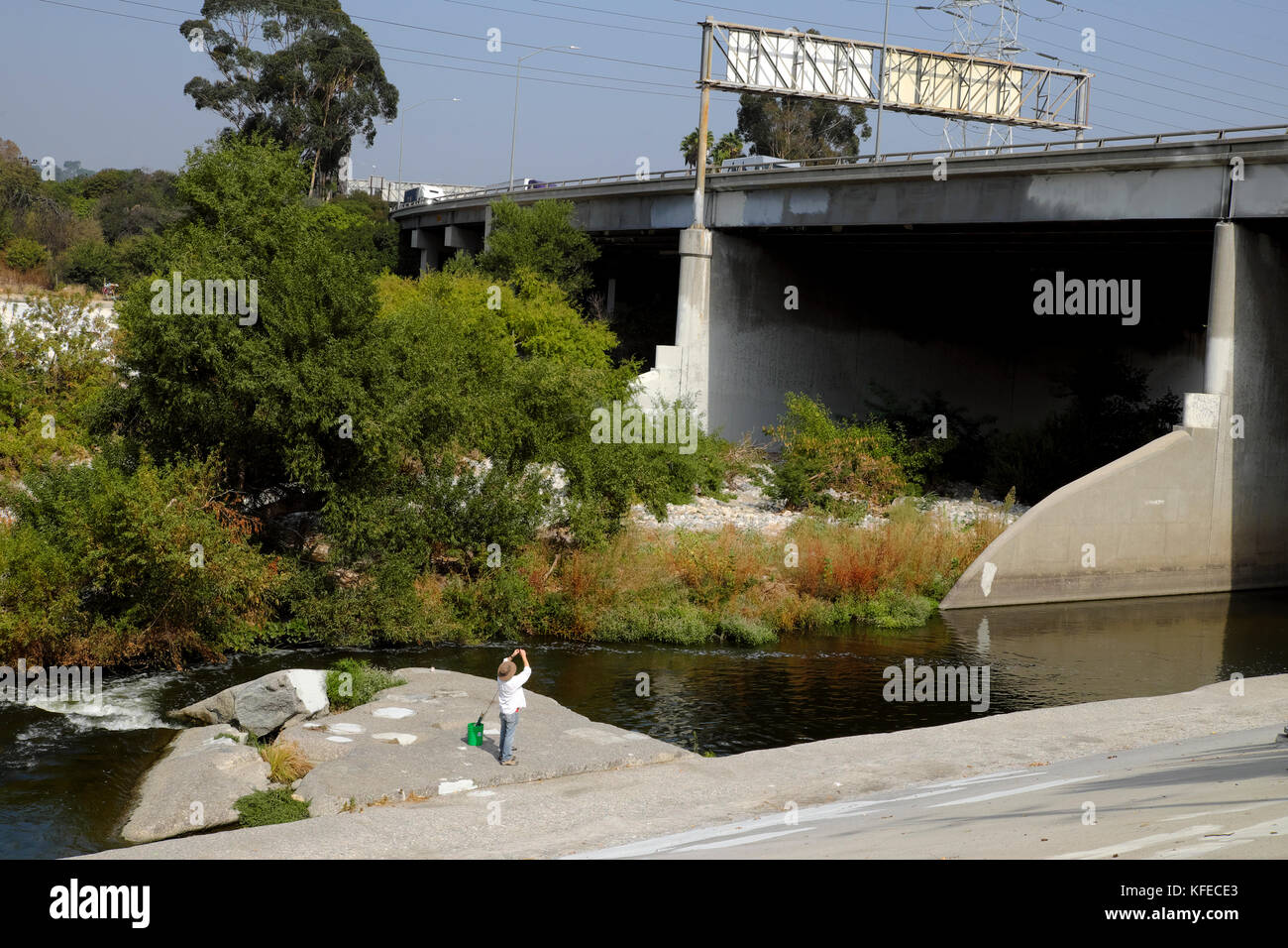 Frogtown in the Elysian Valley NE Los Angeles California USA  KATHY DEWITT Stock Photo
