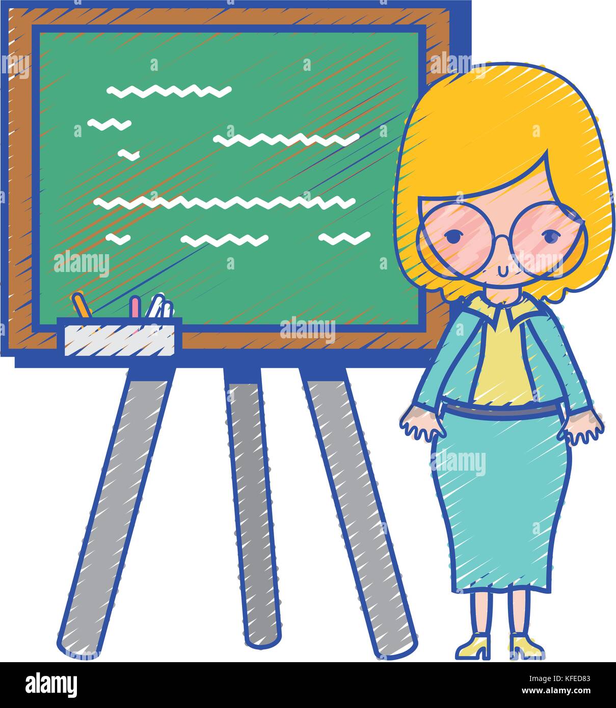 teacher teaching class lesson in the backcoard Stock Vector Image & Art ...