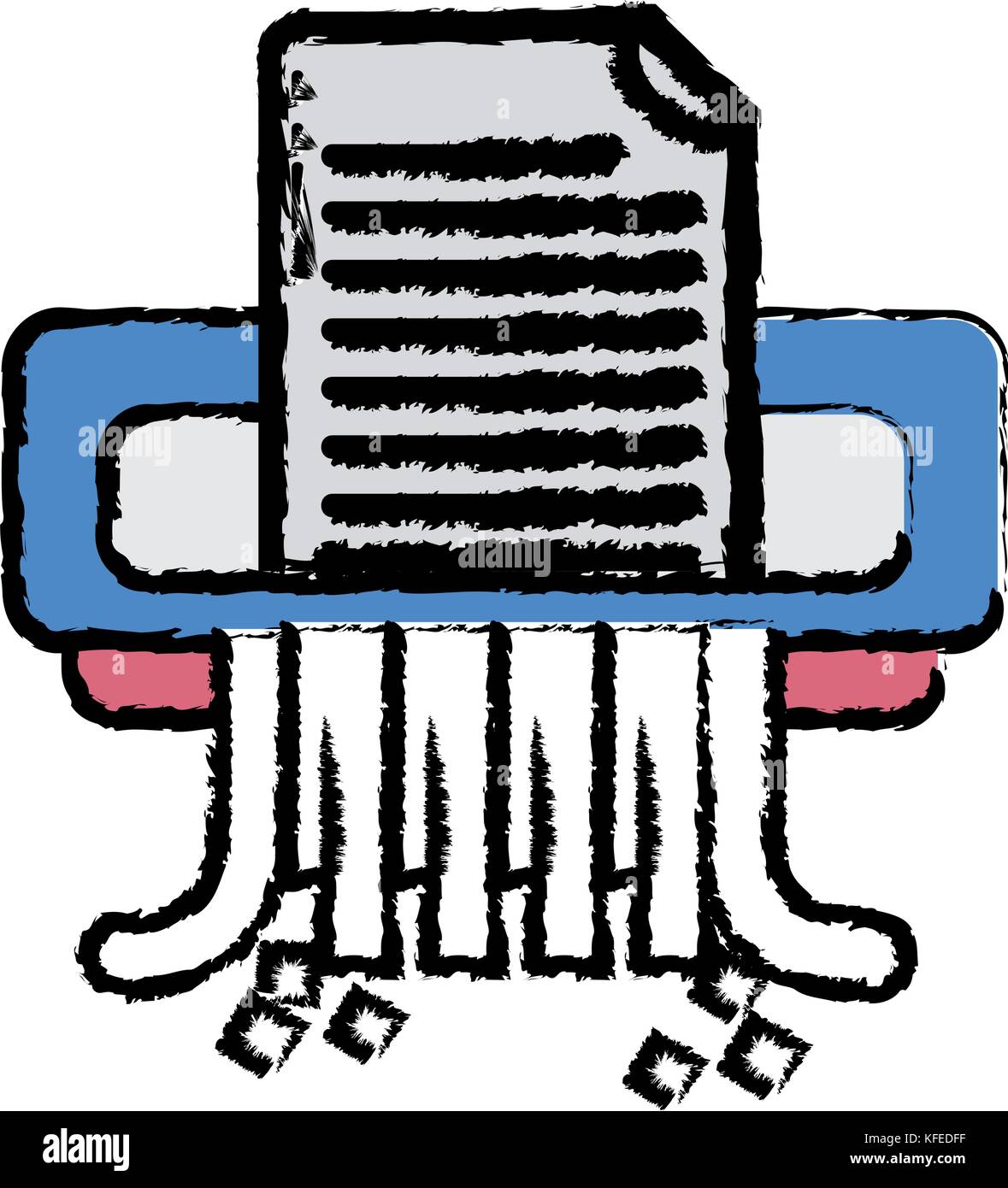 office paper shredder machine design Stock Vector Image & Art Alamy