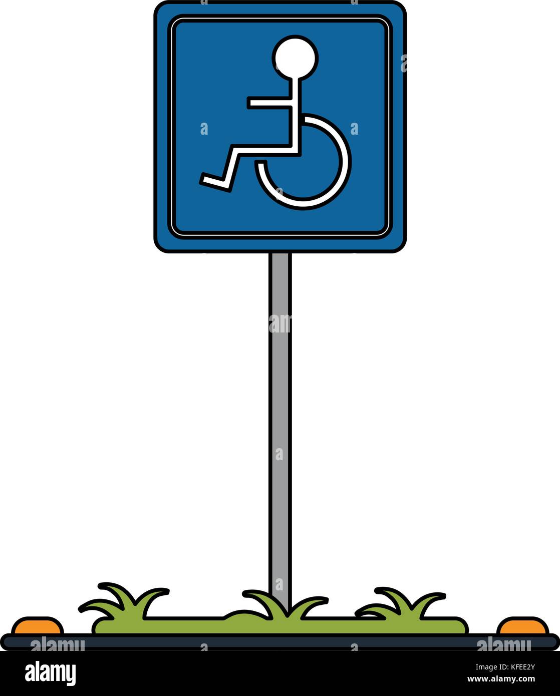 handicap parking sign icon image Stock Vector Image & Art - Alamy