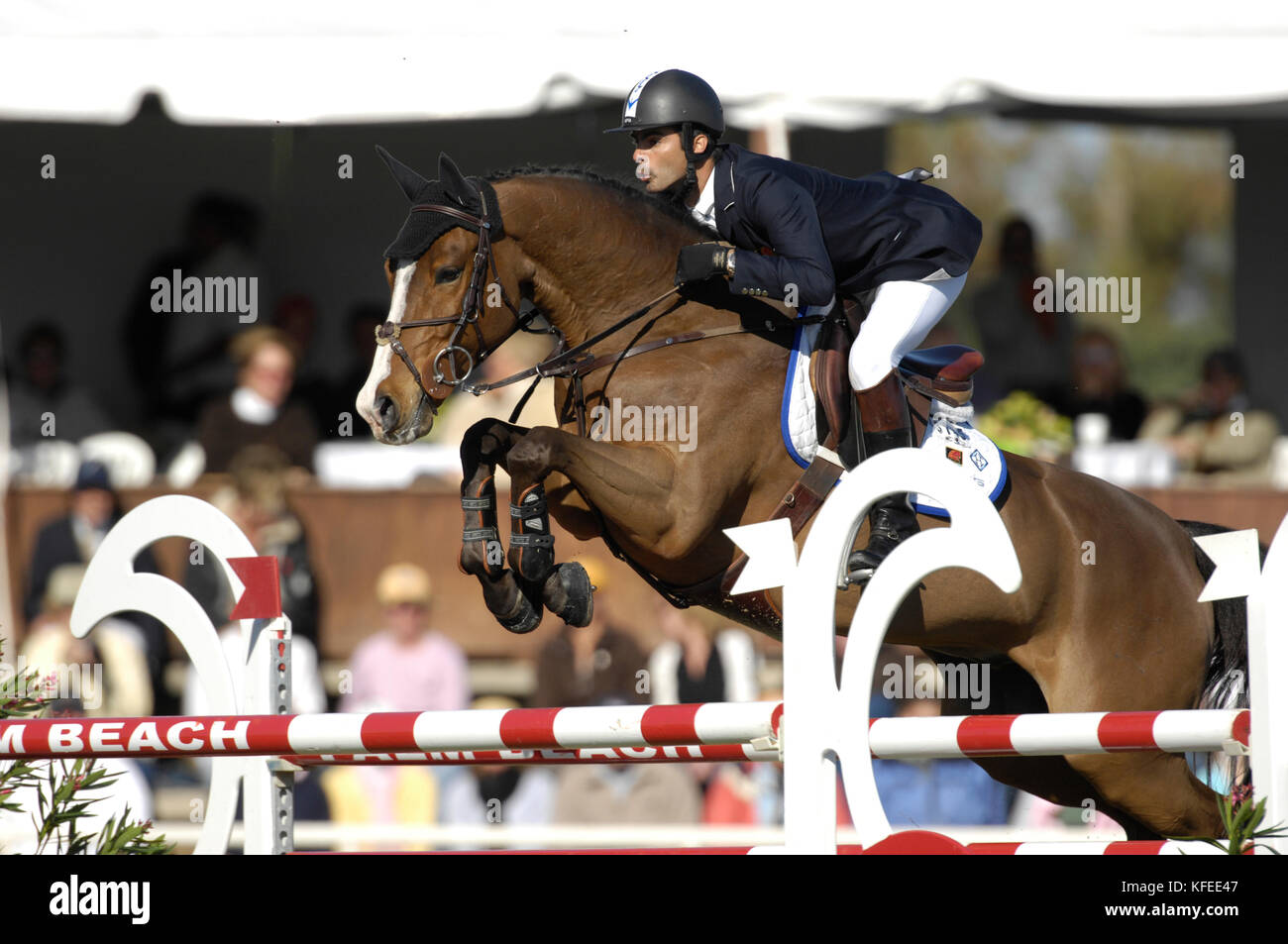 Rodrigo Pessoa (BRA) riding Oasis, Winter Equestrian Festival
