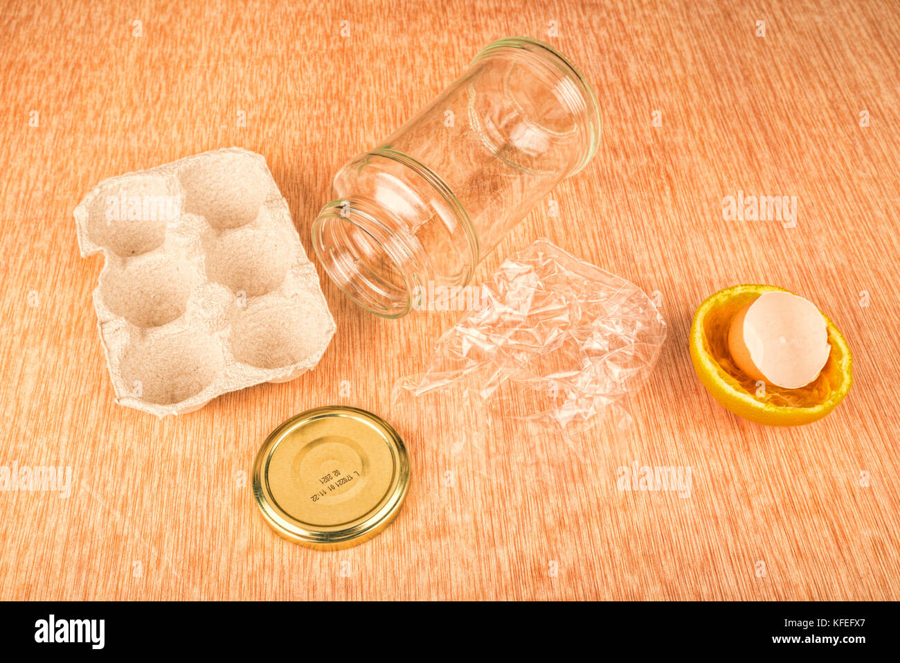 Differents types of refuse selected by their type Stock Photo Alamy