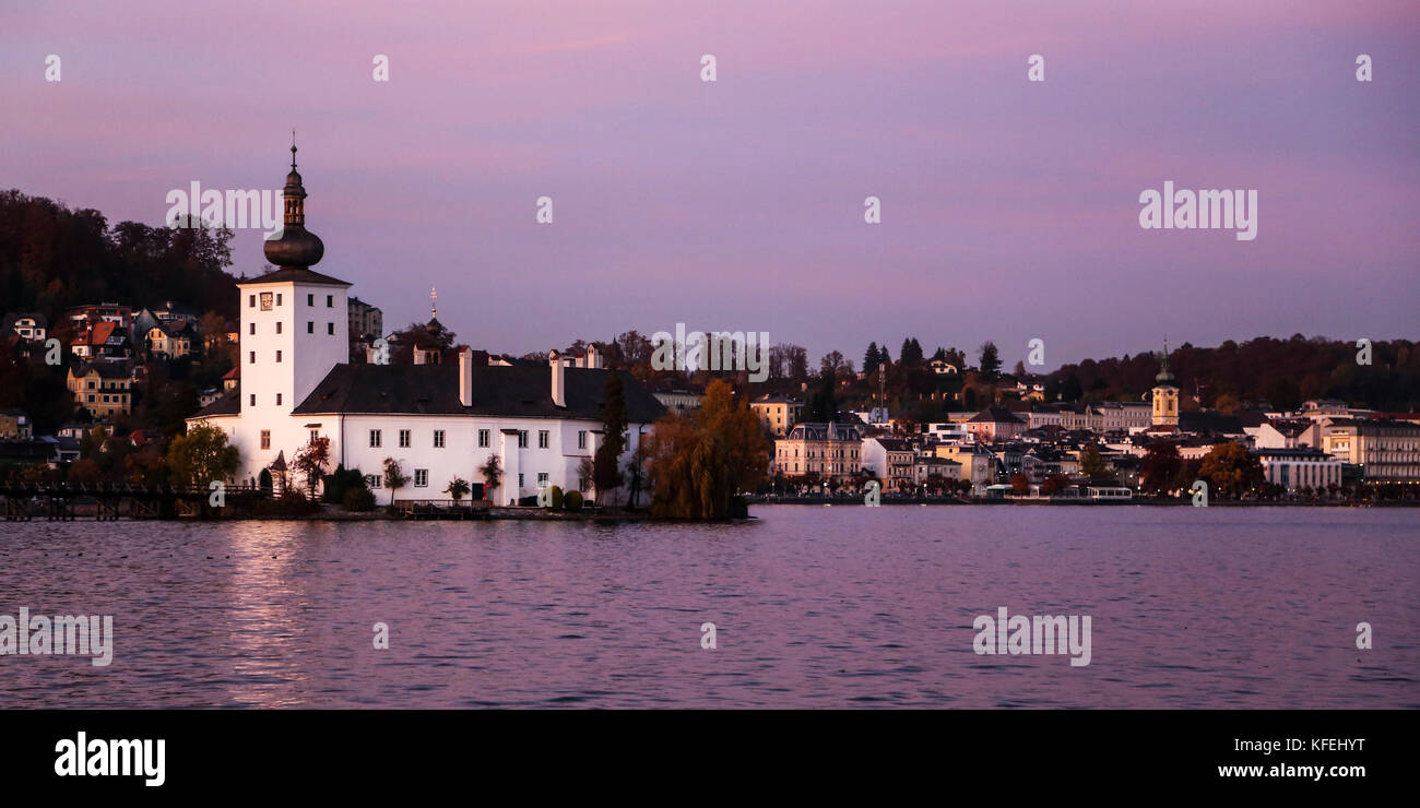Castle Ort and Gmunden in Austria Stock Photo