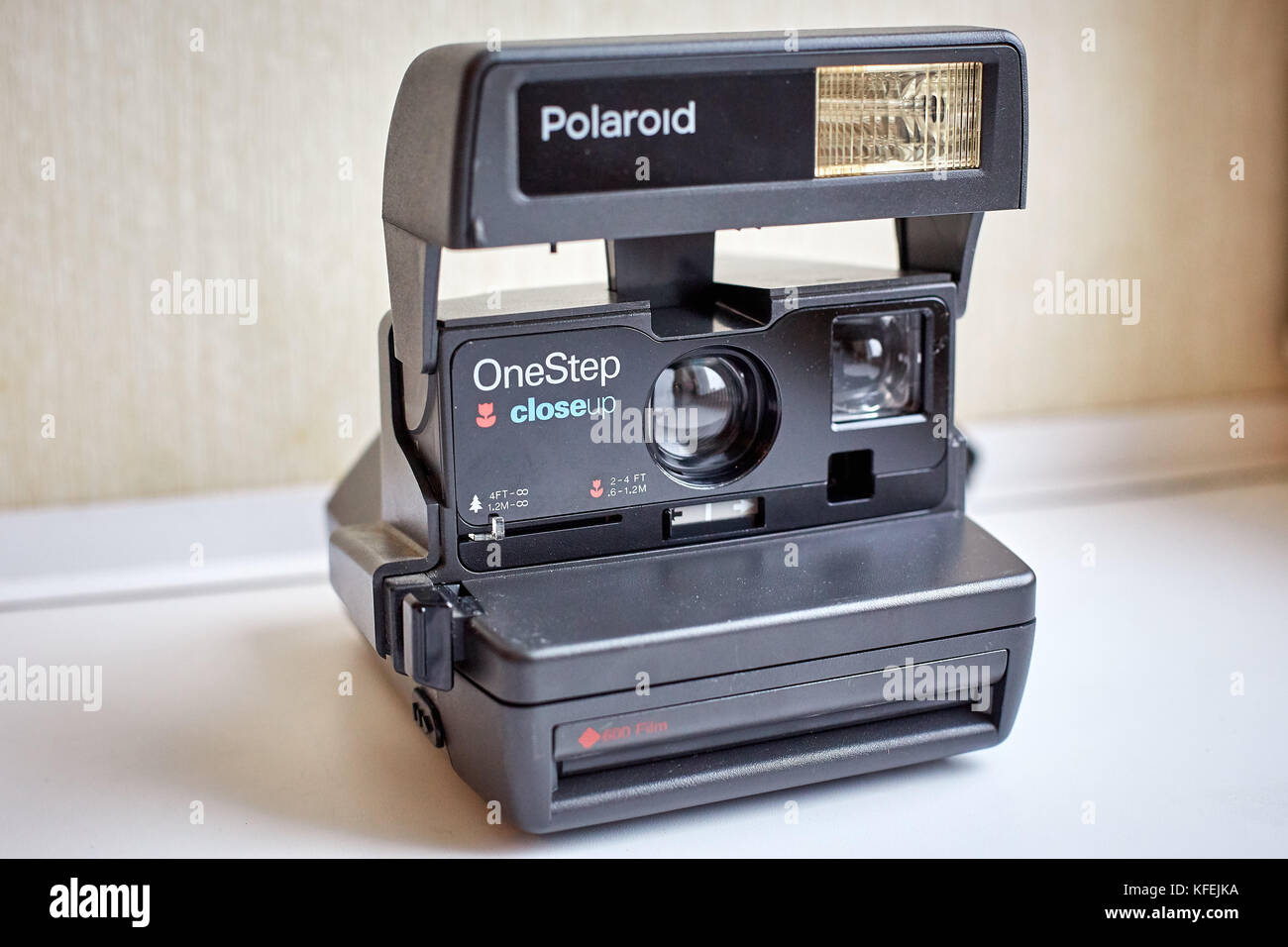 Syzran, Russia, October 24, 2017: polaroid retro camera Stock Photo - Alamy