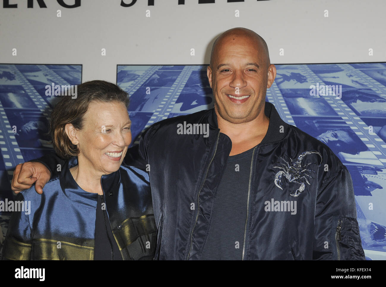 HBO Documentary Premiere of 'Spielberg' - Arrivals  Featuring: Delora Vincent, Vin Diesel Where: Los Angeles, California, United States When: 27 Sep 2017 Credit: Apega/WENN.com Stock Photo
