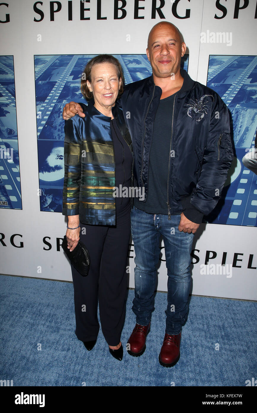 HBO's Documentary Premiere of 'Spielberg' - Arrivals  Featuring: Delora Vincent, Vin Diesel Where: Hollywood, California, United States When: 27 Sep 2017 Credit: FayesVision/WENN.com Stock Photo