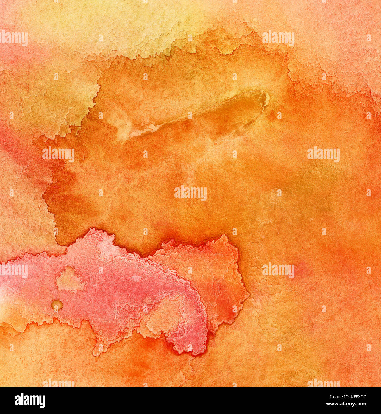 Abstract painted watercolor background on paper texture Stock Photo - Alamy