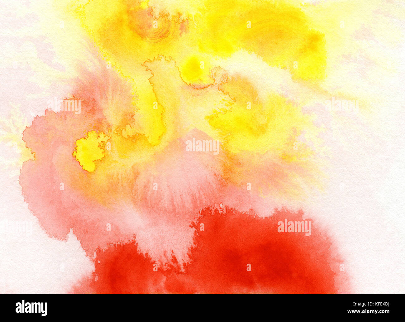 Abstract painted watercolor background on paper texture Stock Photo - Alamy