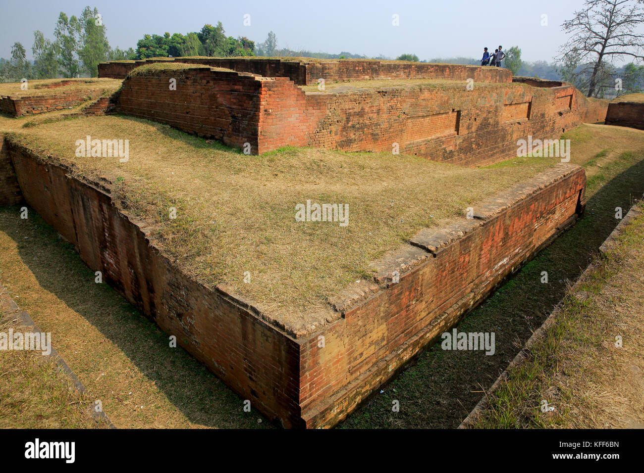 Govinda Vita, an archaeological site at Mahasthangarh of Bogra. Situated on the bank of Korotoa River and just opposite of the Mahastangarh Museum. Bo Stock Photo
