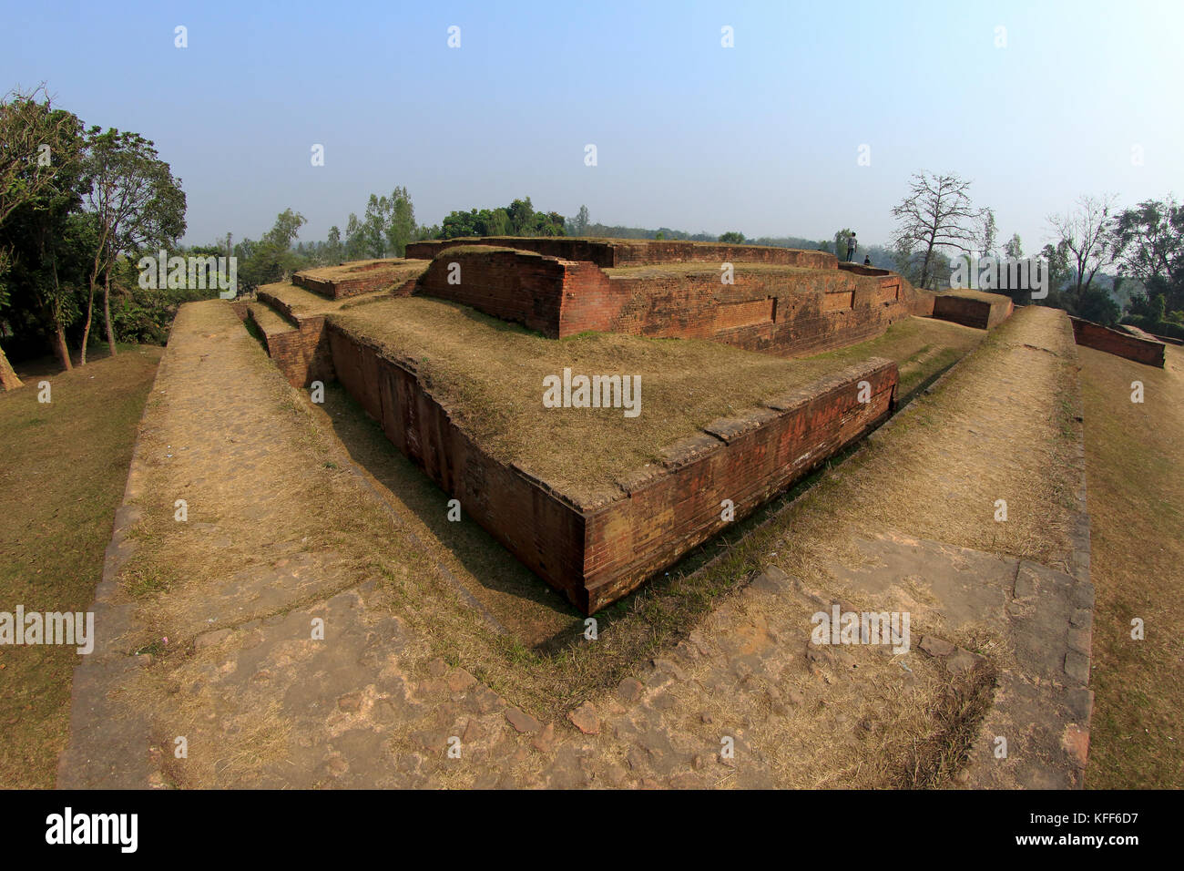 Govinda Vita, an archaeological site at Mahasthangarh of Bogra. Situated on the bank of Korotoa River and just opposite of the Mahastangarh Museum. Bo Stock Photo