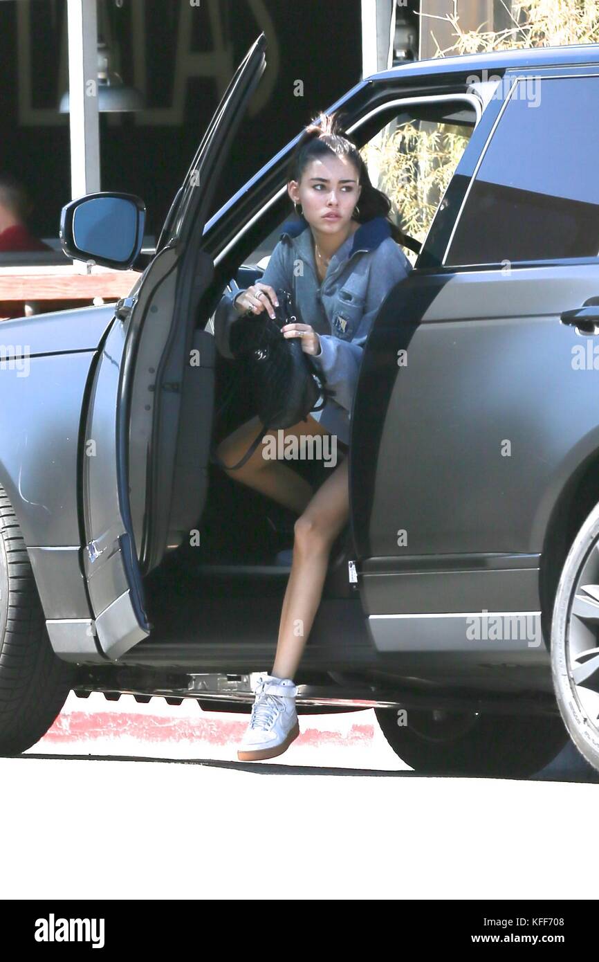 Madison Beer out shopping in Melrose Avenue. She is wearing Tommy Hilfiger  jacket and a Chanel Handbag Featuring: Madison Beer Where: Los Angeles,  California, United States When: 27 Sep 2017 Credit: Owen