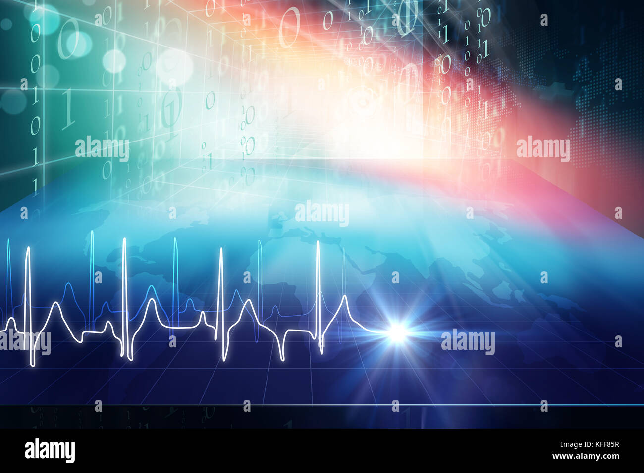 Medical Abstract Digital Background, Suitable for Health care and ...