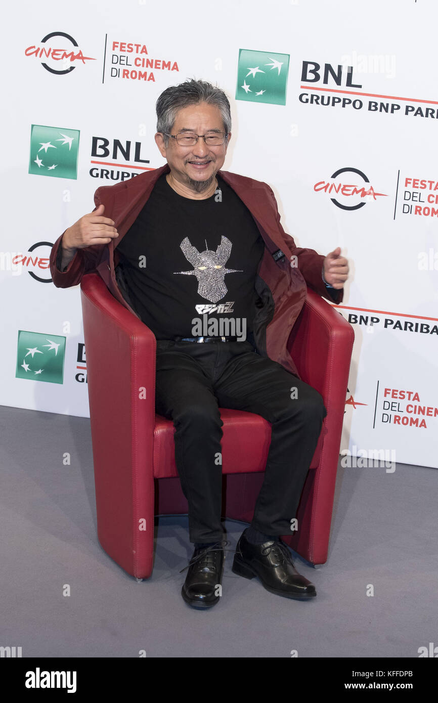 Rome, Italy. 28th Oct, 2017. Rome Film Festival: Go Nagai attending the photocall of Mazinger Z Infinity Credit: Silvia Gerbino/Alamy Live News Stock Photo