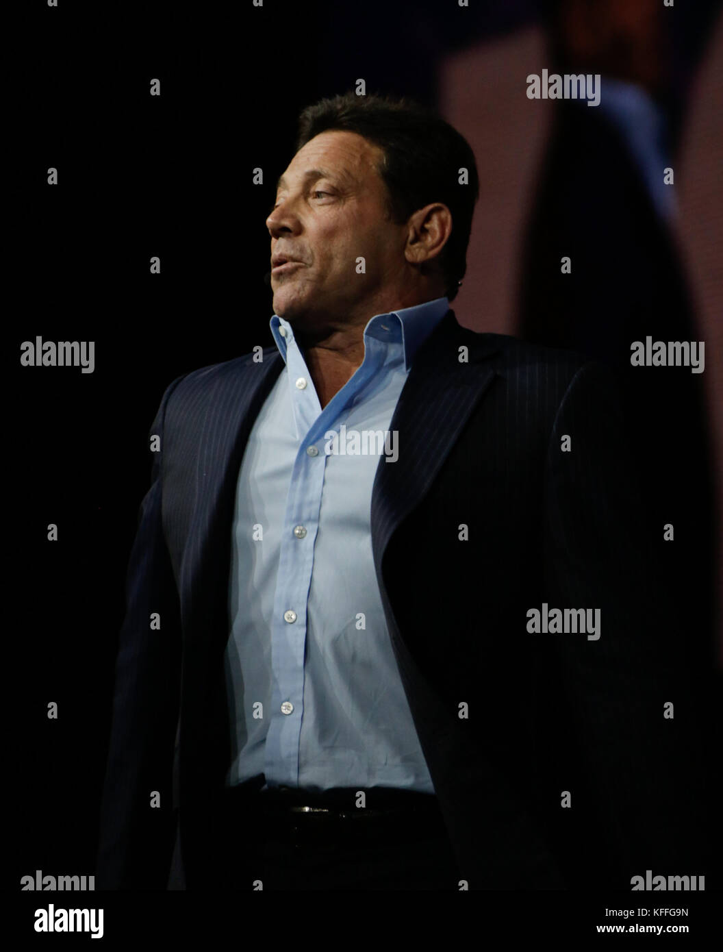 New York, New York; Jordan Belfort Speaks at Madison Square Garden Stock Photo Alamy