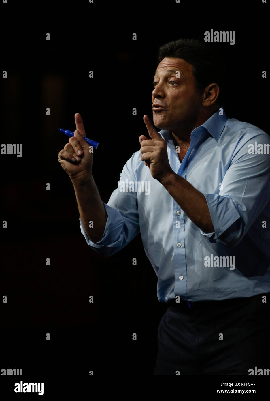New York, New York; Jordan Belfort Speaks at Madison Square Garden