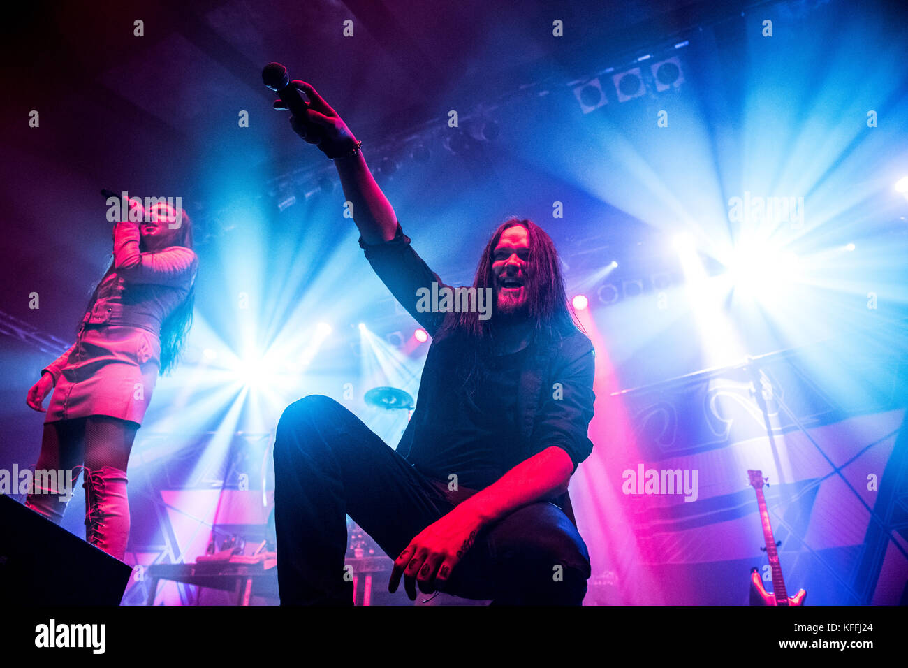 27.10.2017,Warsaw,Poland,AMARANTHE Swedish heavy metal band performed ...