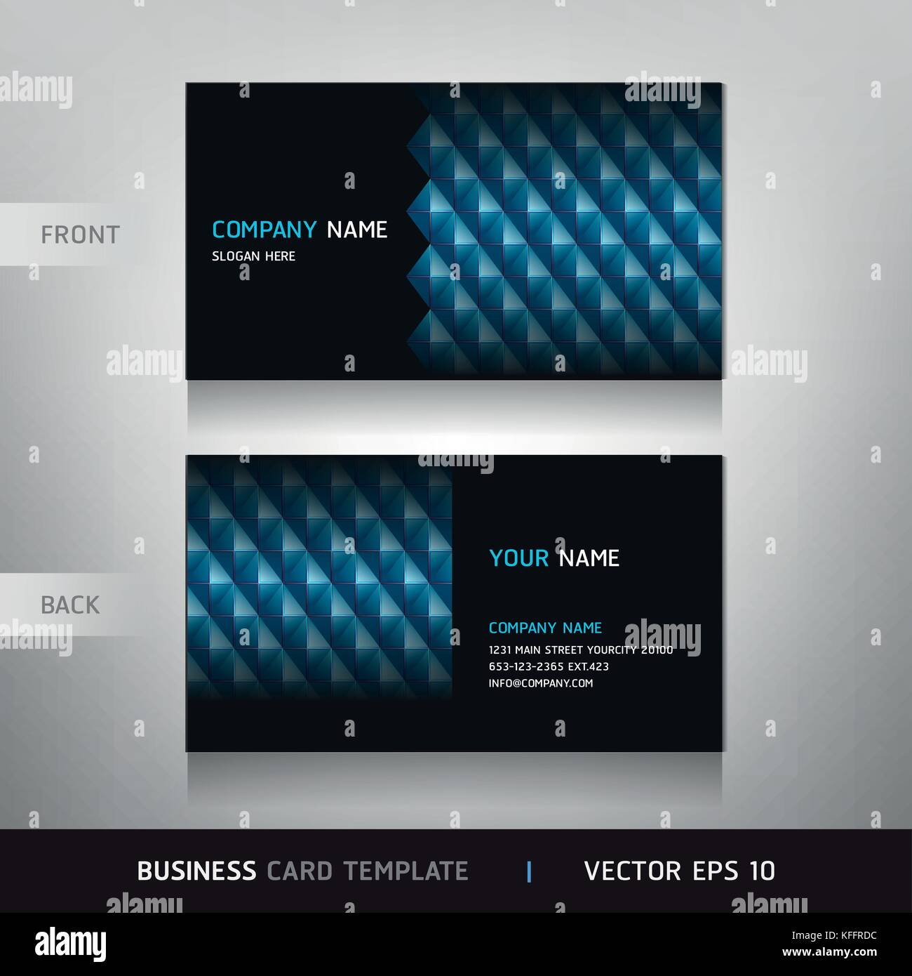 Business card abstract background. Vector illustration Stock Vector ...