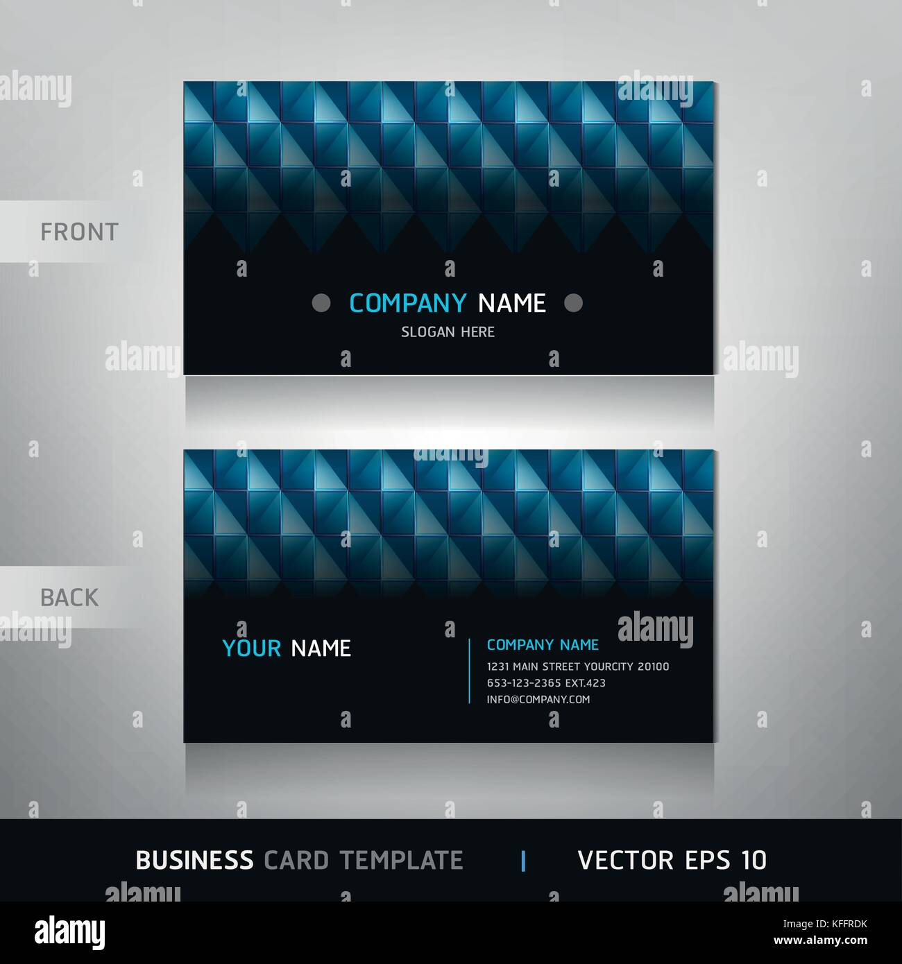 Business card abstract background. Vector illustration Stock Vector ...