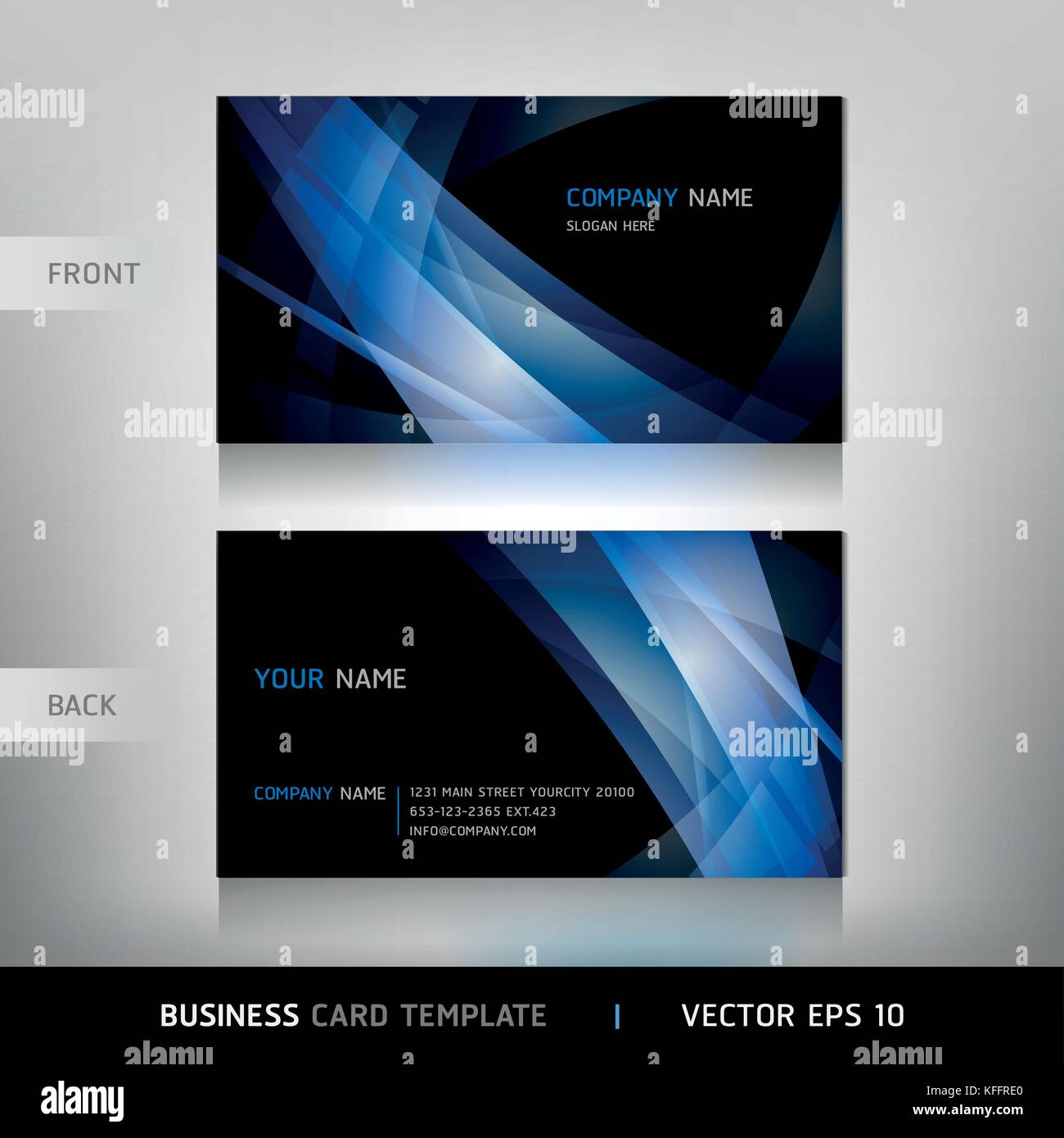 Business card abstract background. Vector illustration Stock Vector ...