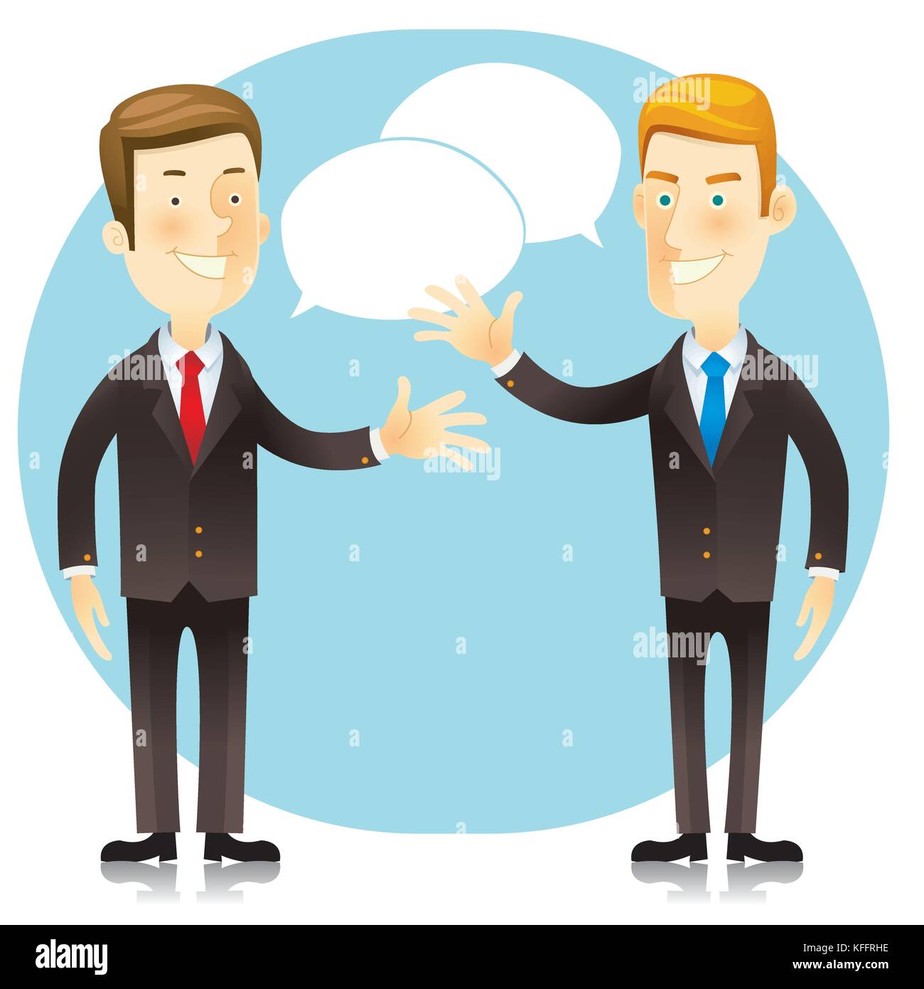 Business man talking. Cartoon character Stock Vector Image & Art - Alamy