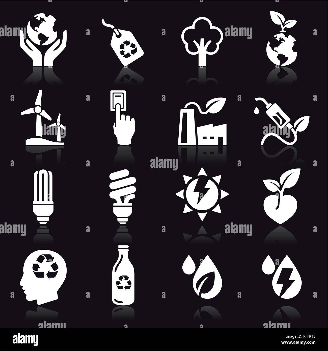 Ecology icons set. vector illustration Stock Vector Image & Art - Alamy
