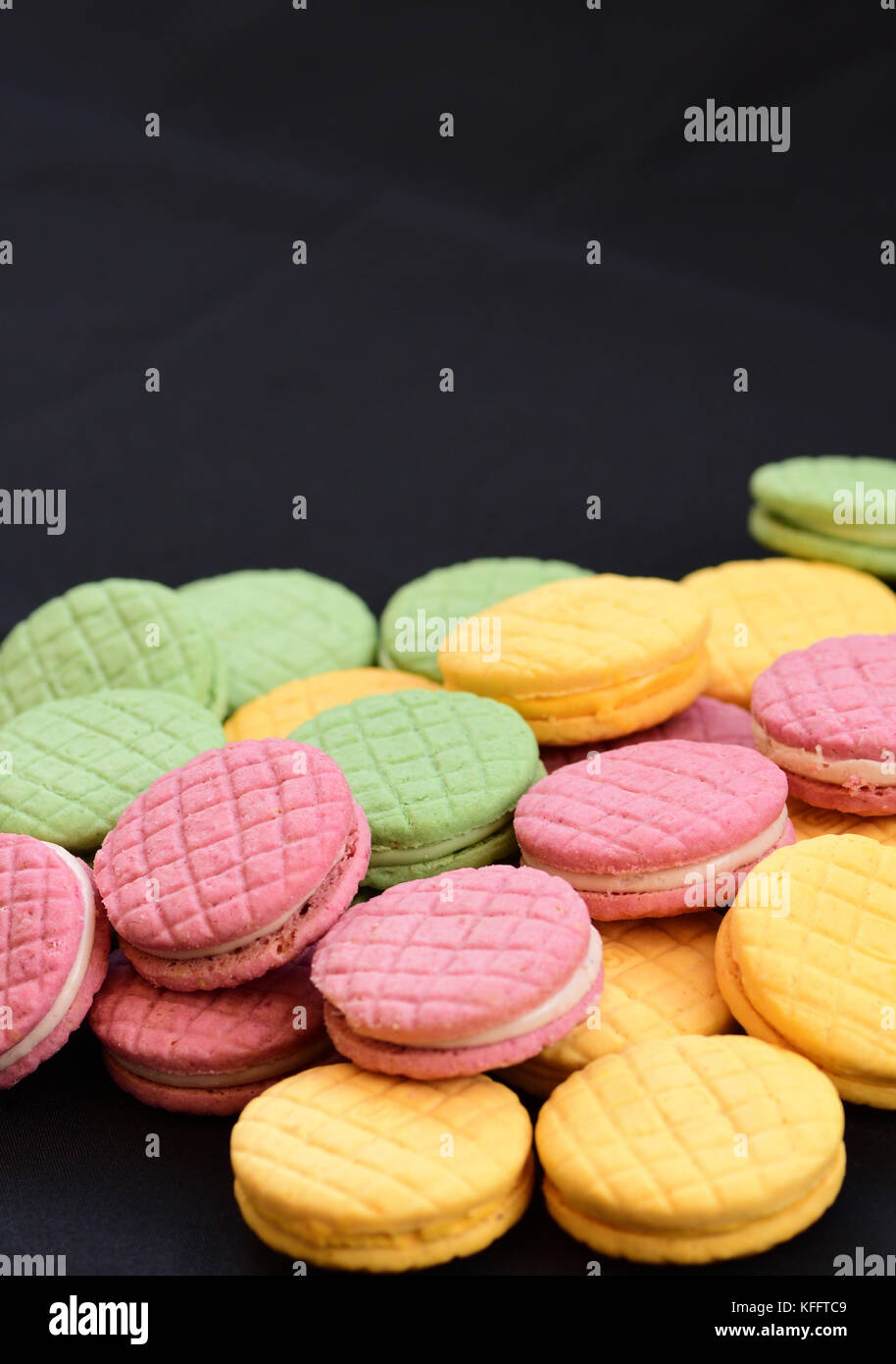 colorful cookies Stock Photo