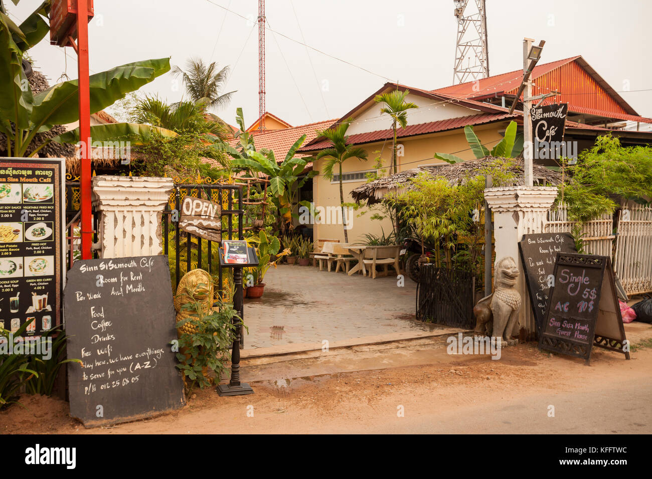 Traditional Cambodian restaurant Sinn Sisamouth Cafe, in Siem Reap