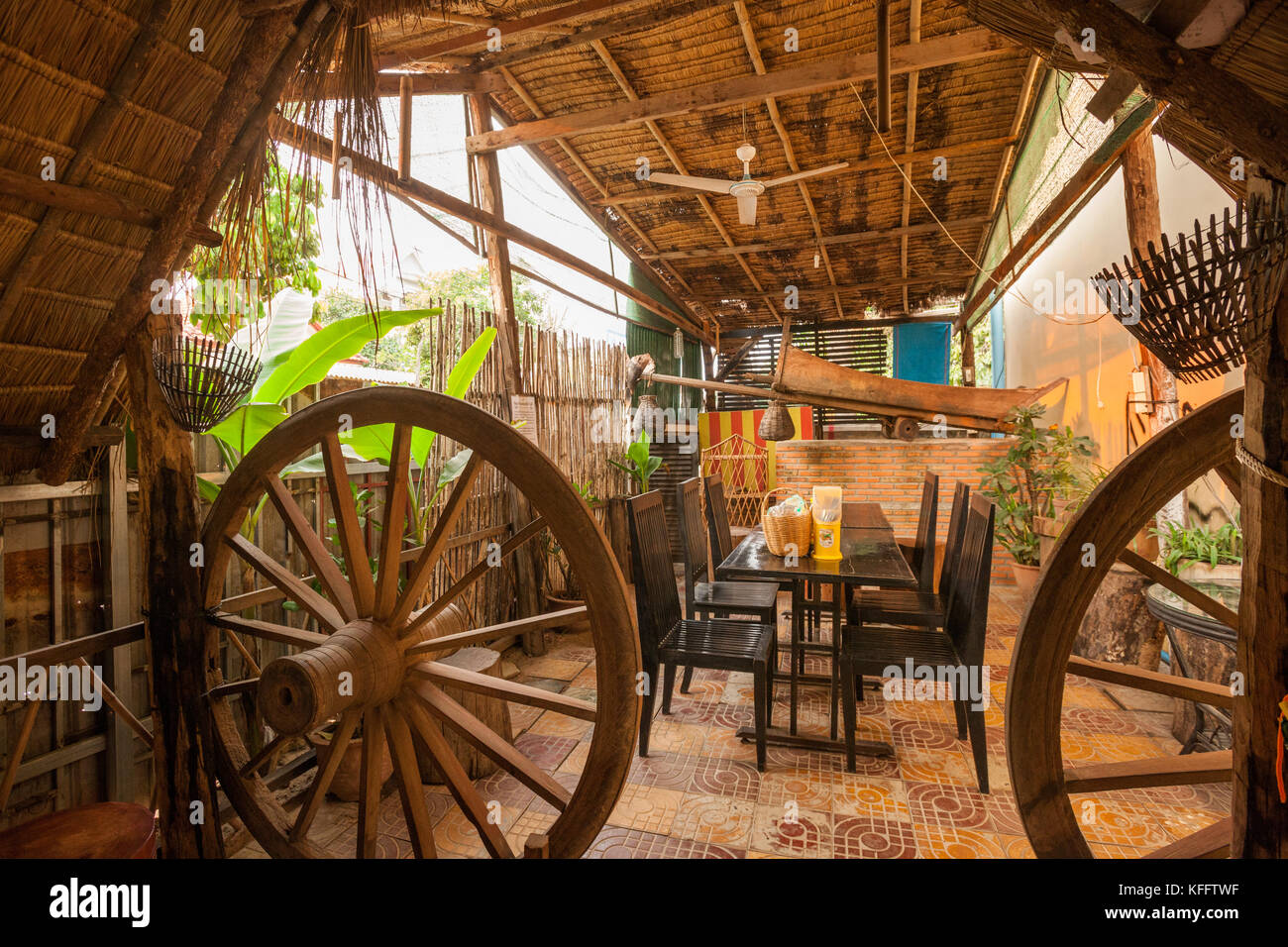Traditional Cambodian restaurant Sinn Sisamouth Cafe, in Siem Reap