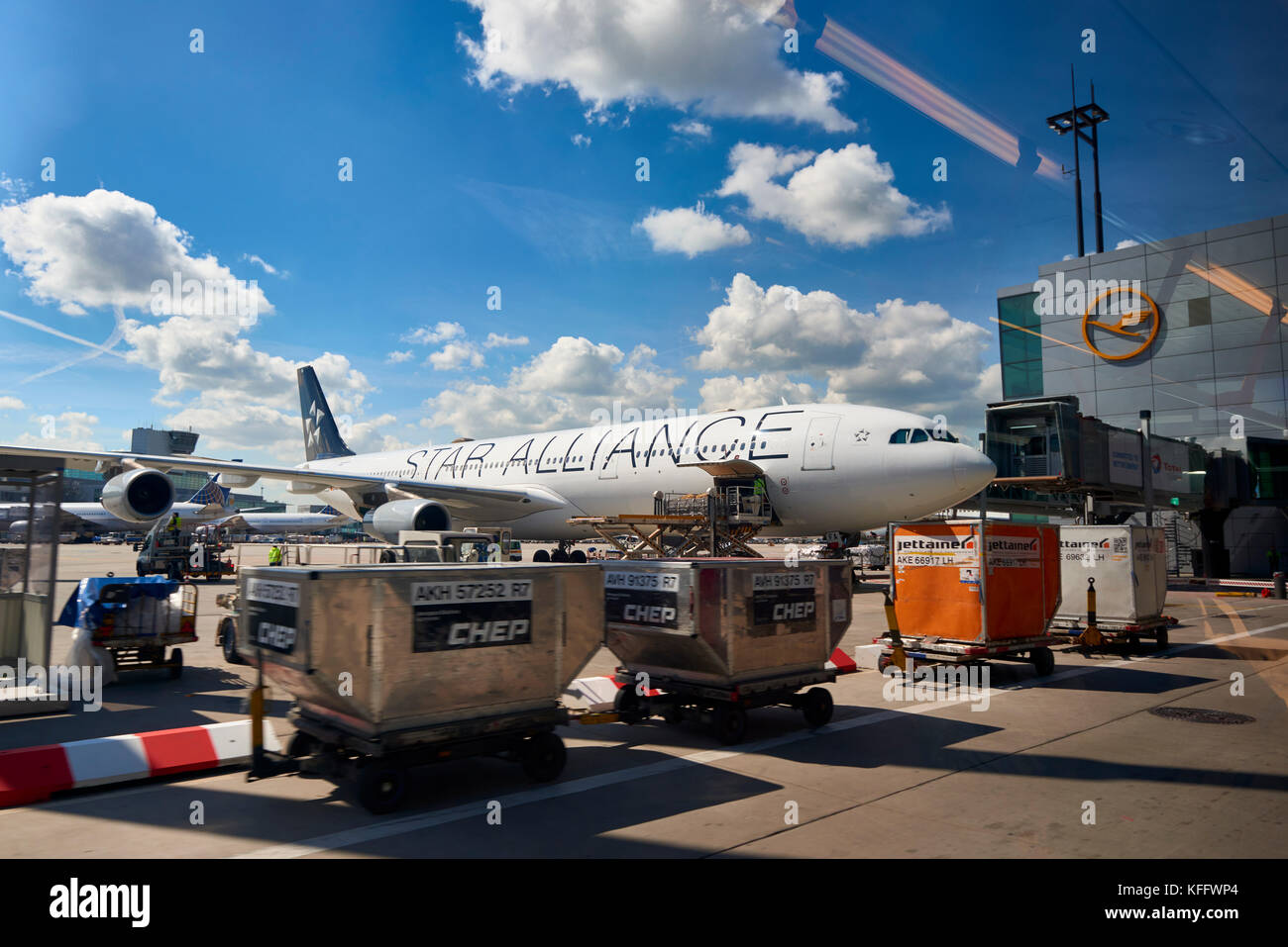 Franckfurt Airport Stock Photo