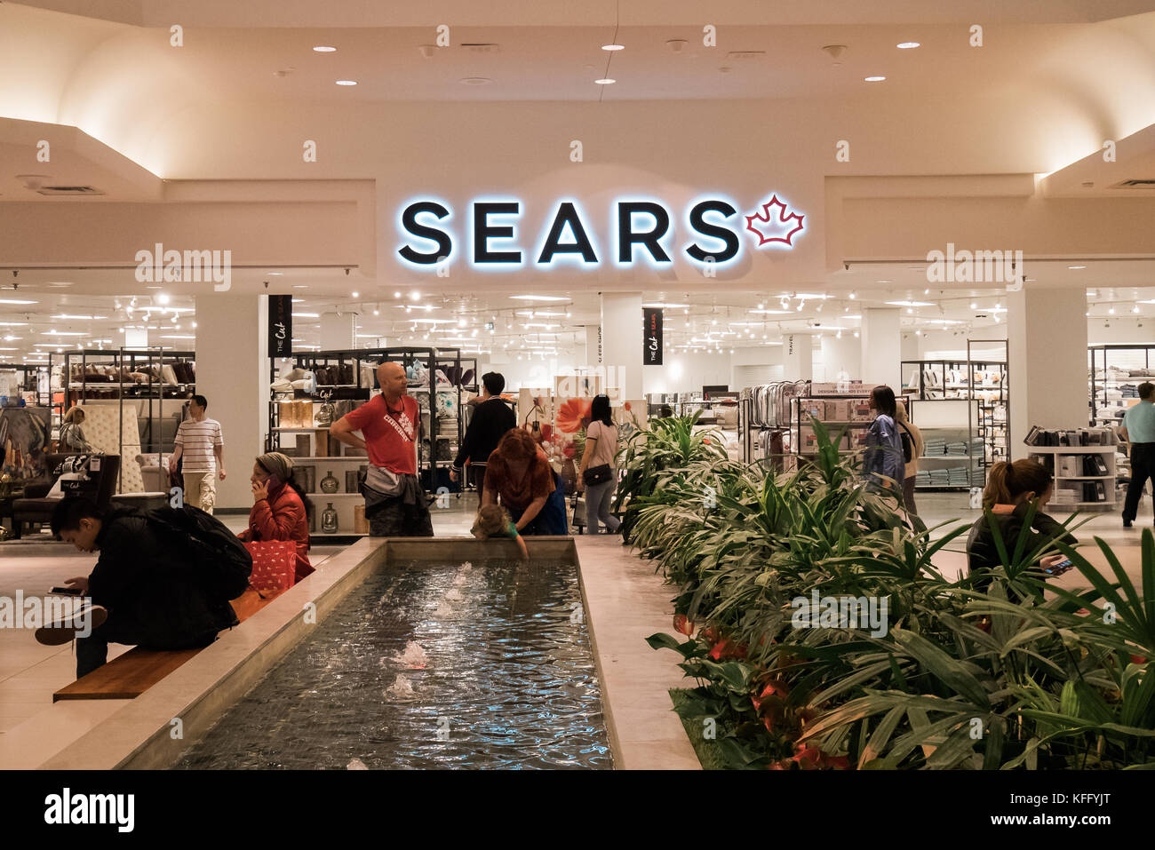 Sears Canada store in a mall Stock Photo Alamy