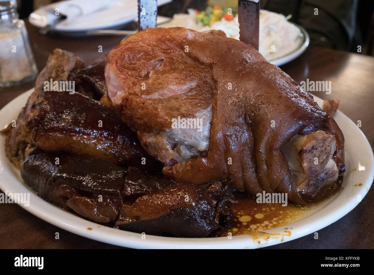 German pork knuckle Stock Photo Alamy