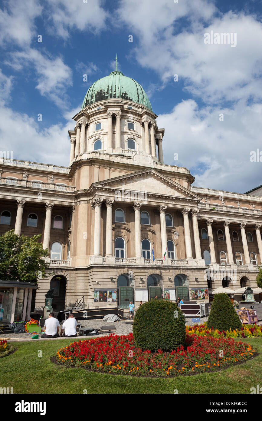 Buda Castle Royal Palace in Budapest, Hungary Stock Photo - Alamy