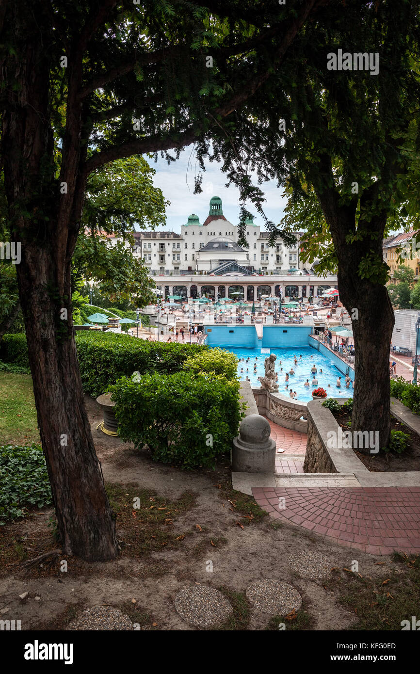 Hungary, Budapest, Gellert Thermal Baths and Swimming Pool complex Stock Photo