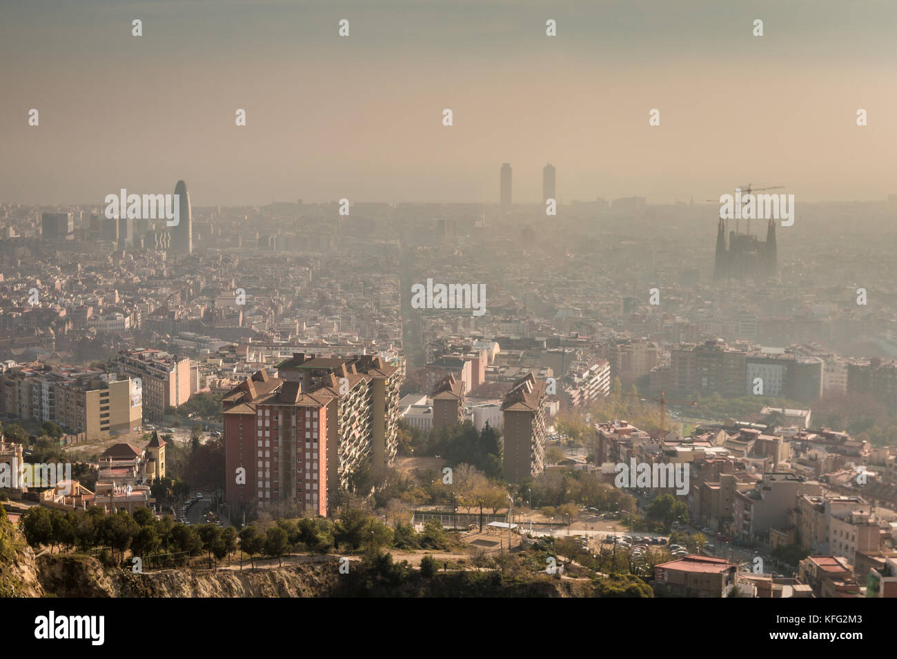 View of Barcelona Stock Photo - Alamy