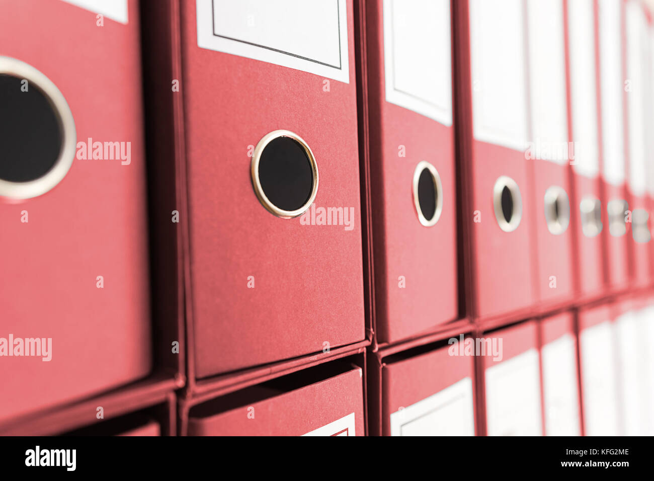 File archive , Ring Binders Stock Photo - Alamy