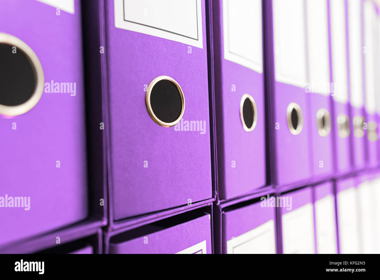 File archive , Ring Binders Stock Photo Alamy