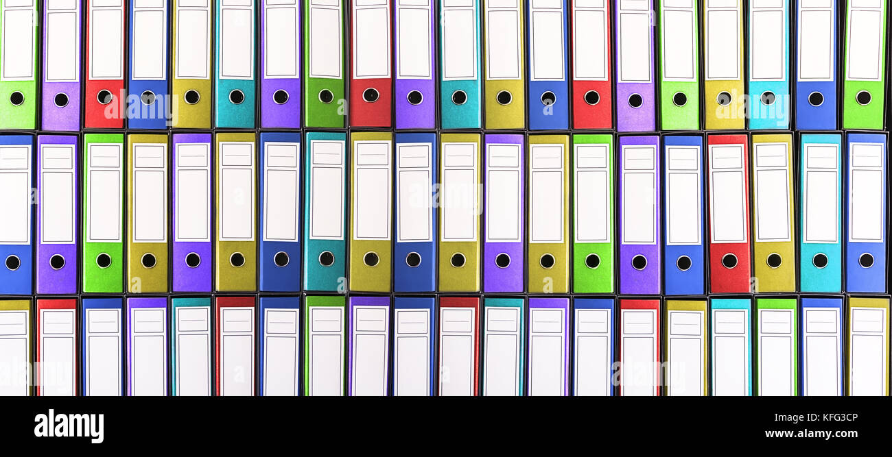 colorful binders